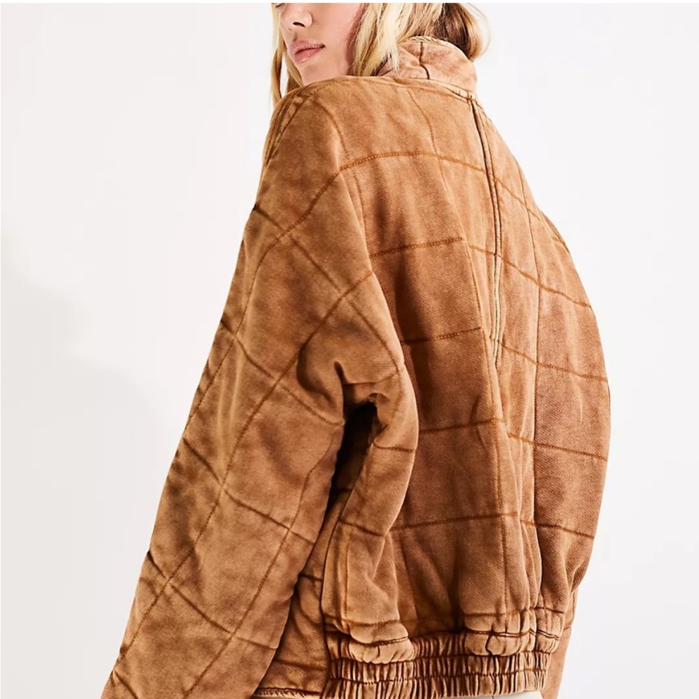 Free People Dolman Quilted Knit Jacket - Picture 7 of 13